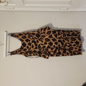 Cheetah print dress